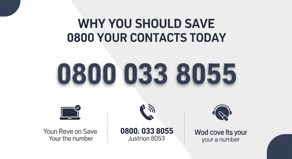 0800 033 8055